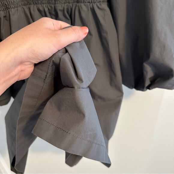 Anthropologie Mare Mare Charcoal Gray Romper Cotton XS - Picture 6 of 13